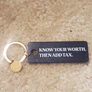Candier Know Worth Keychain
